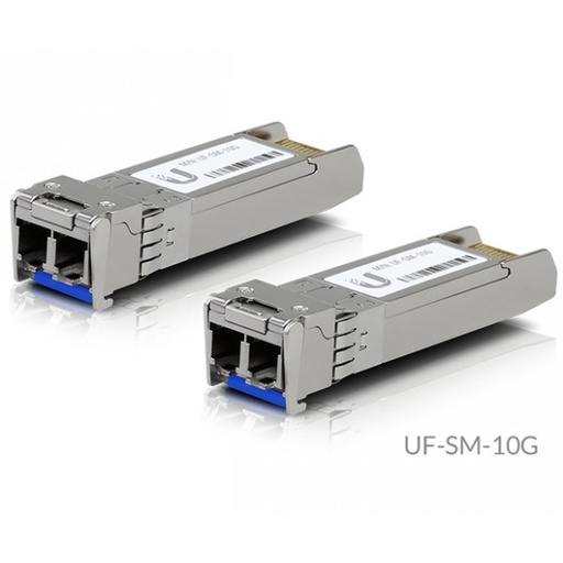 Ubiquiti UF‑SM‑10G 10Gbps Single‑Mode LC SFP+ Pair