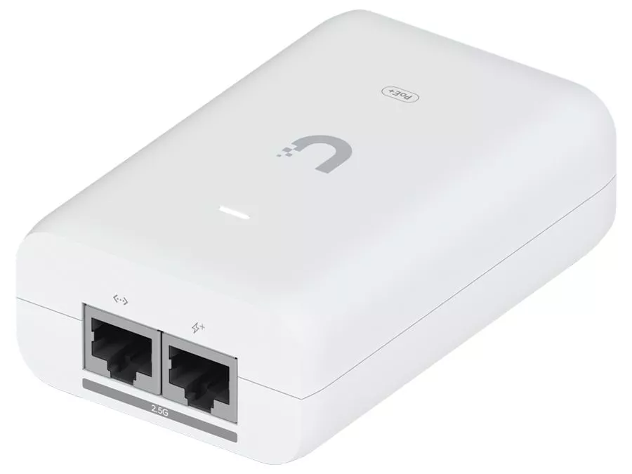 Ubiquiti 2.5Gbps 48V 30W PoE Adapter with No Cable | UACC-PoE+-2.5G