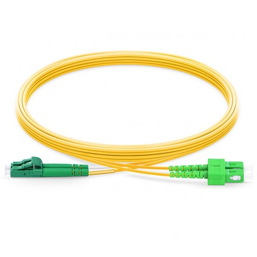 UltraLAN Fiber Flylead LC‑SC APC SM Duplex 1m  