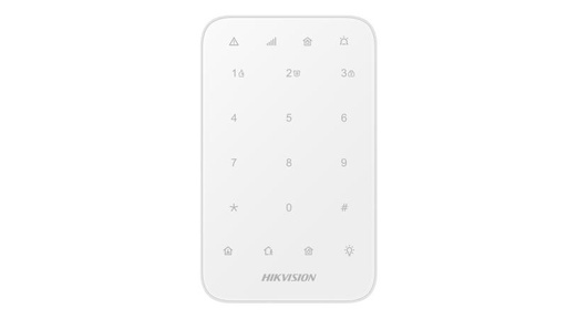  Hikvision AX Pro Wireless Alarm Keypad (DS-PK1-E-WE) – Smart Touch Control Panel for Home Security