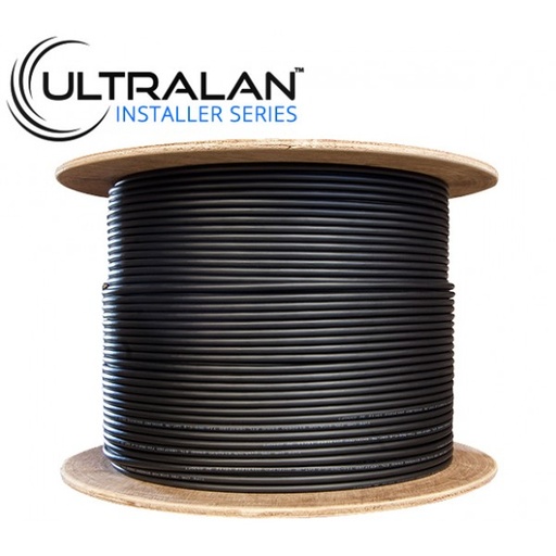 UltraLAN CAT5e Outdoor FTP 500 m UV-Resistant, Drain-Wire, Gigabit, –40 °C, CCA/BC