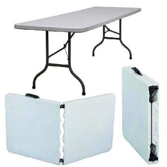 UniQue Folding Rectangle Table (SL-Z182-25) – 180x76x74cm Portable Event Table