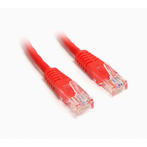 UltraLAN 5m CAT5e Flylead Red Booted Cable