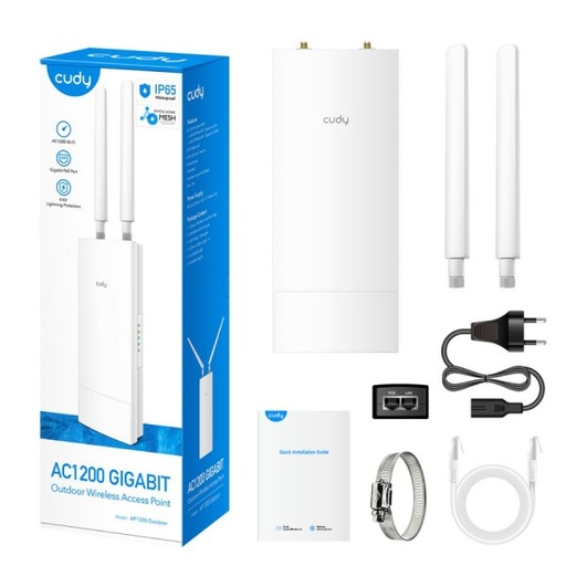Cudy Outdoor AC1200 Gigabit Wireless Access Point AP1300 | CD-AP13000