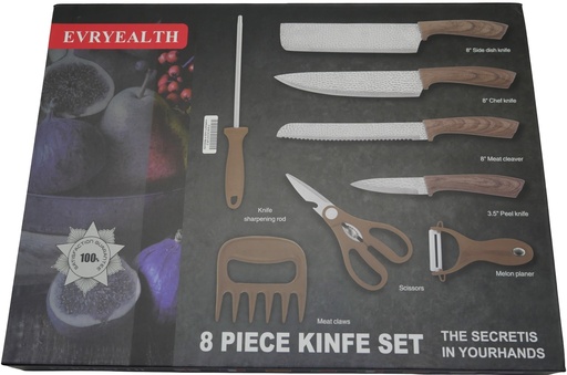 Casey Evryealth 8 Piece Knife Set | CSY9154-5