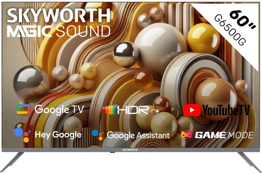 Skyworth 60 inch UHD Google LED TV | 60G6400H
