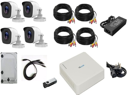 HiLook 16CH 2MP Bullet Camera Kit 1TB SSD