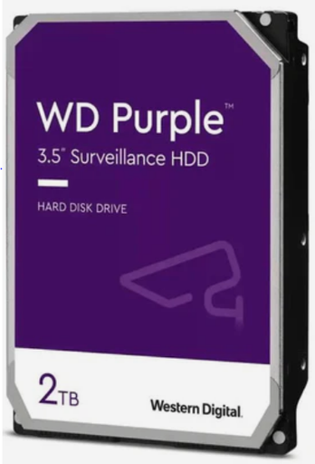 WD Purple 2TB 3.5" SATA Surveillance HDD