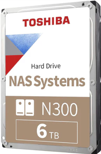 Toshiba N300 6TB 3.5" SATA NAS Internal HDD