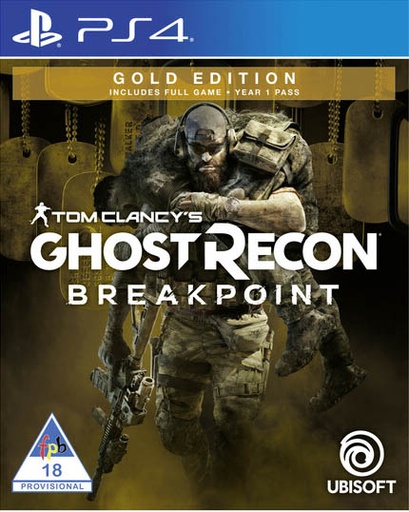 PS4 Game Ghost Recon Breakpoint Gold