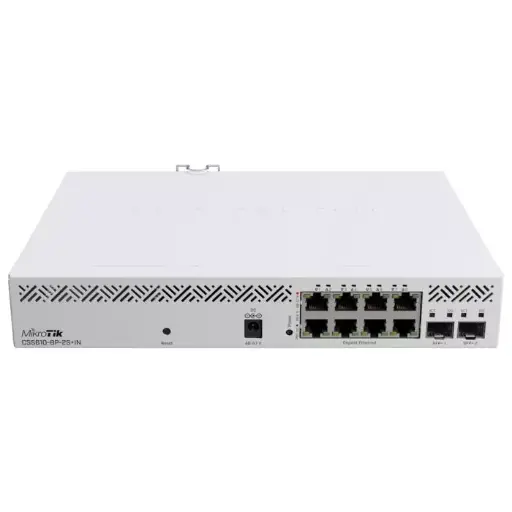 MikroTik SwOS Lite Cloud Smart Switch 8 Port PoE 2 SFP+ | CSS610-8P-2S+IN