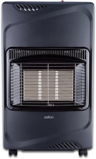 Salton SGH14 3 Ceramic Panel Infrared Gas Heater Black | SGH14