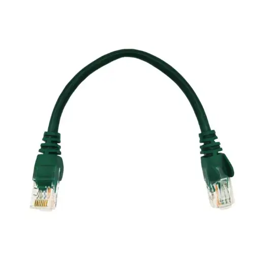 Linkbasic FLY‑0.2G 22cm Cat5e Flylead Green  