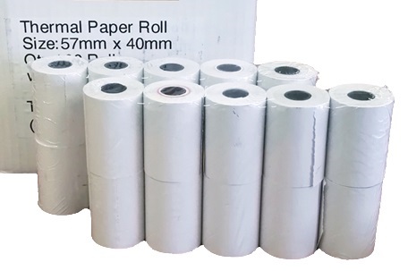 Postron Thermal 57mm X 40mm Credit Card Paper Rolls | TLP001