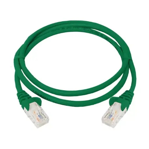Linkbasic 1m UTP Cat5e Flylead Green