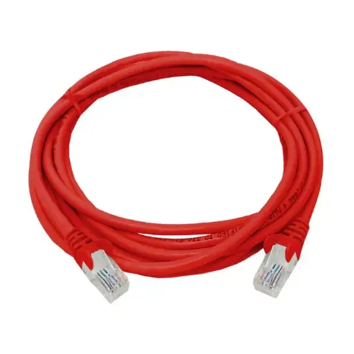 Linkbasic 5 Metre UTP Cat5e Flylead Red