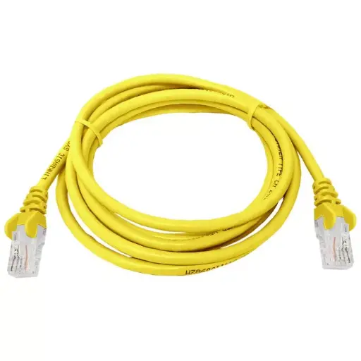 Linkbasic FLY‑5Y 5m Cat5e UTP Flylead Yellow  