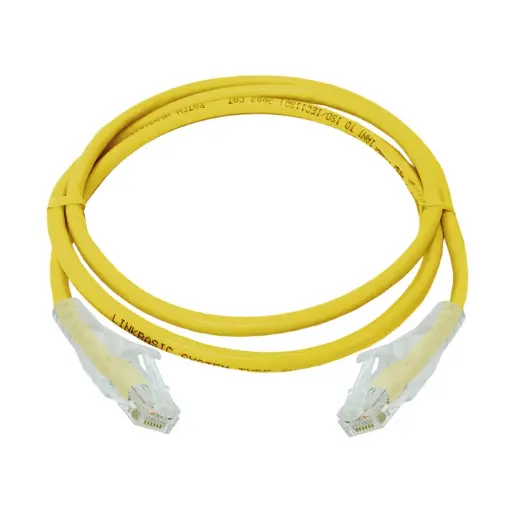 Linkbasic FLY‑6‑1Y 1m Cat6 Flylead Yellow  