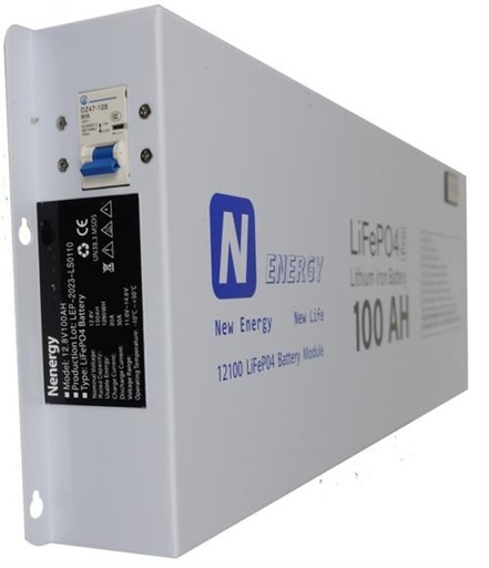 Solarix Nenergy 12V 100Ah LiFePo4 Single Battery Module | SOLNE12V100AH