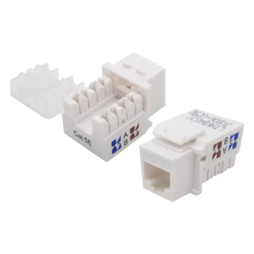 Linkbasic LB‑KEY45 Cat5e UTP Keystone Jack  