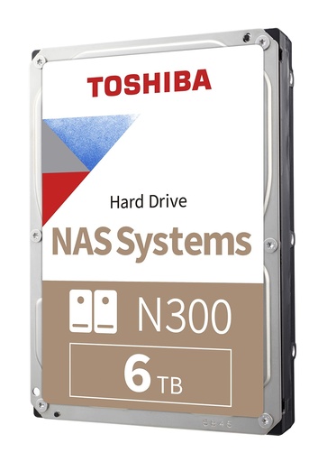 Toshiba 6TB N300 NAS 3.5-Inch Hard Drive