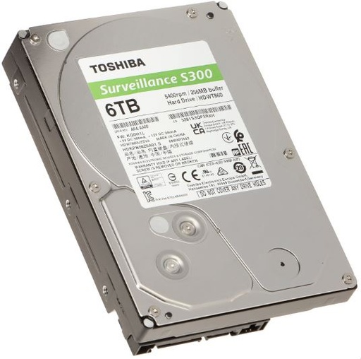 Toshiba 3.5-Inch 6TB S300 Surveillance Hard Drive