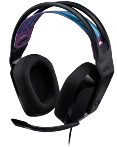 Logitech 3.5mm G335 Wired Gaming Headset - Black