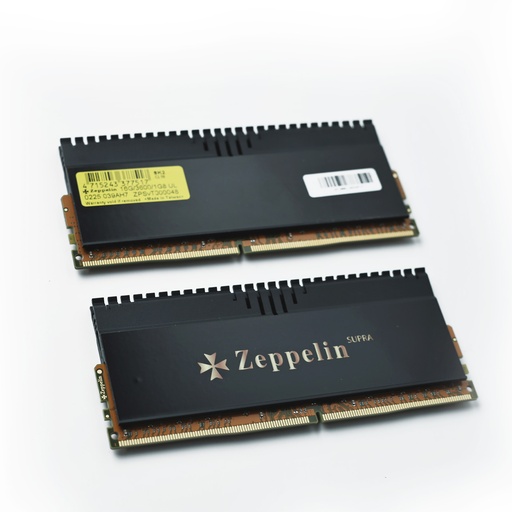 Zeppelin 16GB (8GB×2) DDR4‑3600 CL18 Kit 5yr 24m