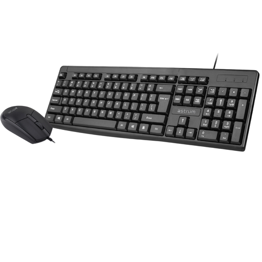 Astrum KCW080 USB KB+Mouse 104‑Key Spill‑Resist 1200DPI 12m