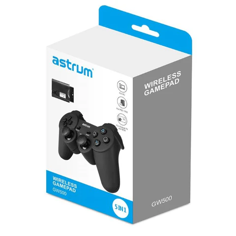 Astrum GW500 5‑System Wireless Gamepad 2.4GHz Vibration 24m