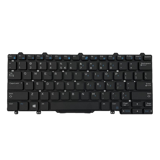 Dell E7450 Laptop Keyboard Black US with Pointer