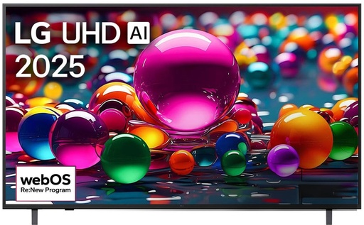 LG 55" UA80 4K AI Smart TV α7 Gen8 HDR10 Pro webOS25