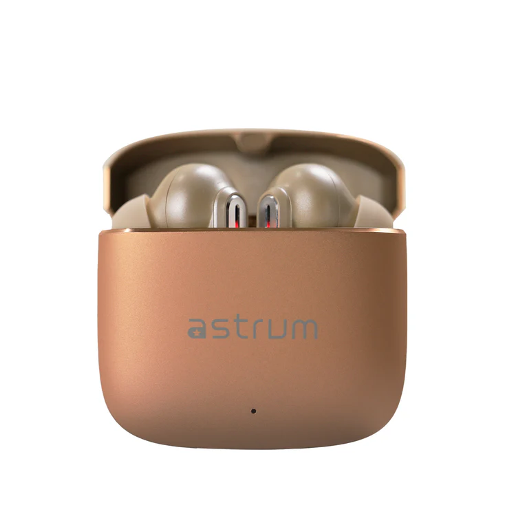 Astrum XZ PIA TWS Earbuds  aptX Adaptive, Hybrid ANC, Bluetooth 5.3, Touch Control, IPX4 Water Resistant Gold SKU: A10612-H