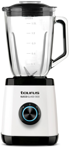 🥤 Taurus Succo Glass Jug Blender 1300W, 1.5L, Ice Crushing Power