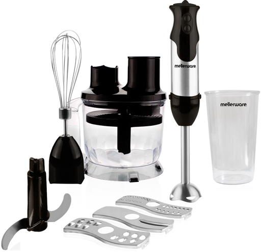 🥣 Mellerware Robot 800 Stick Blender 800W, Food Processor & Beaker Set