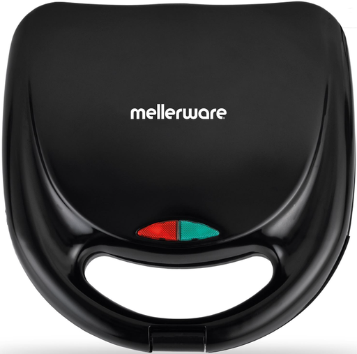 🥪 Mellerware Mercury Sandwich Maker 800W, Non-Stick Grill Plates, Upright Storage