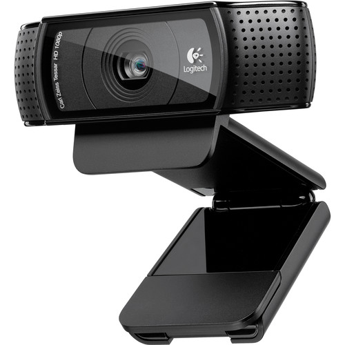 Logitech C920 PRO HD Webcam 1080p, Dual Mics, H.264, Tripod Ready