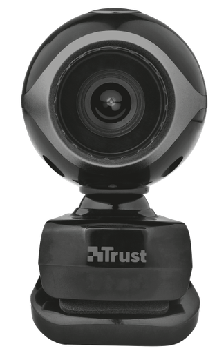 Trust TRS-17003 Exis WebCam VGA Resolution, Built in Mic, Plug & Play