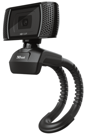 Trust TRS-18679 Trino HD Webcam 720p, 8MP Photos, Built-in Mic, Plug & Play
