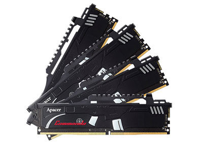 Apacer 16GB DDR4-2800 Kit 4×4GB XMP 2.0 Tactical Heatsink