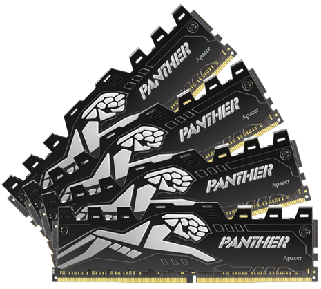 Apacer Panther 8GB DDR4 3600MHz BlackGold Gaming RAM