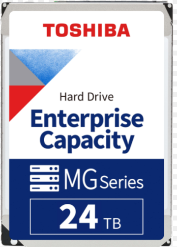 Toshiba 24TB SATA Enterprise HDD | 3.5", 7200rpm, FC-MAMR, CMR, 1GiB Cache, 3-Year Warranty