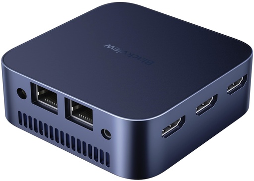Blackview MP80 Mini PC | Intel N5095, 12GB DDR5, 256GB SSD, 4K UHD, Windows 11 Pro, Blue