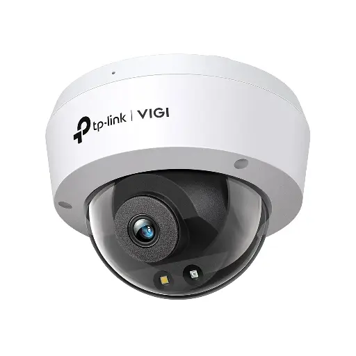 TP-Link VIGI C240 4 MP Full-Color Dome Camera – 24 h Color, AI Detect, IK10, IP67, PoE