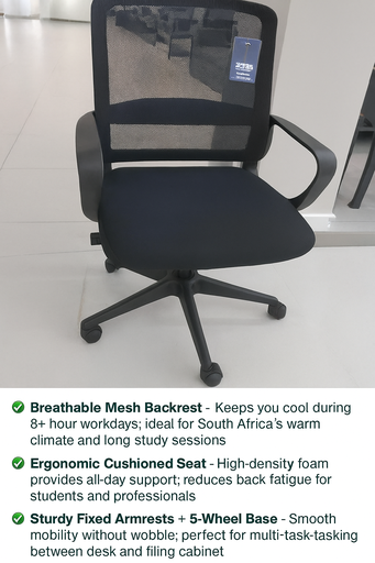 J203B Office Chair - Set of 2 (Box of 2 Chairs)