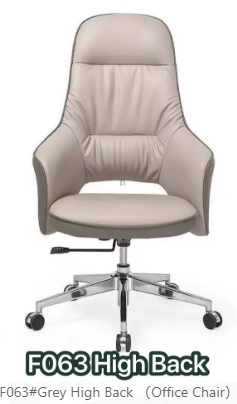 F063 Grey Highlighted Back Office Chair Ergonomic Executive Mesh Chair