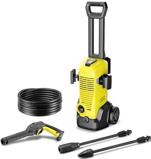 Karcher K3 High-Pressure Washer 120 bar, 380 l/h, 1.6 kW, 7 m Hose, Dirt Blaster, Yellow