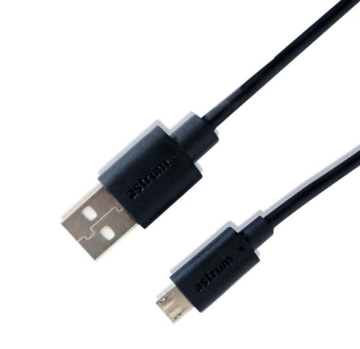 Astrum UD115 Micro USB Cable 1.5m 480Mbps Black 12m