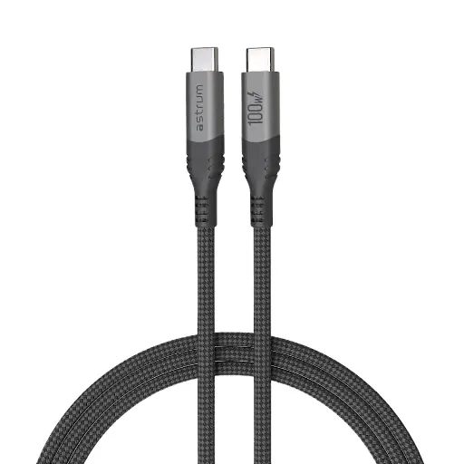 strum VMCC100 USB‑C to USB‑C Cable 1.2m 100W Braided Grey 12m
