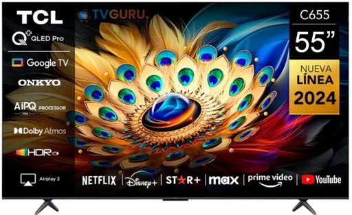 TCL 55C655-PRO 55″ QLED Google TV 3yr
